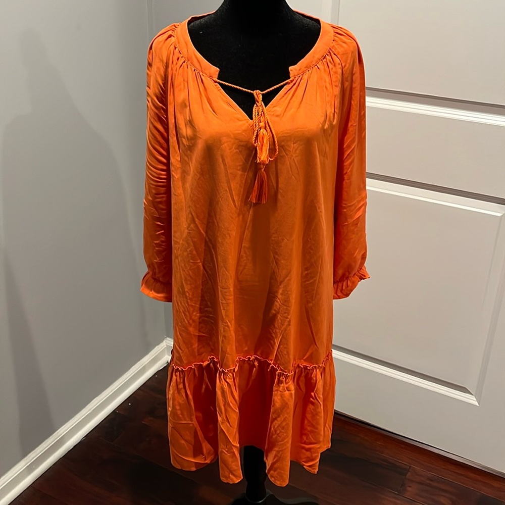 Orange dress